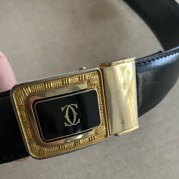 Men’s Vintage Cartier Double C Belt Buckle - Picture 2 of 11